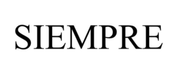 SIEMPRE trademark