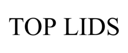 TOP LIDS trademark
