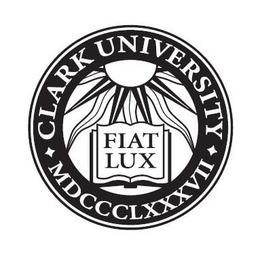 CLARK UNIVERSITY FIAT LUX MDCCCLXXXVII trademark