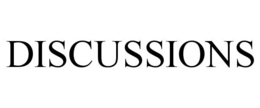 DISCUSSIONS trademark