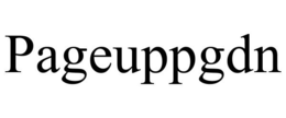 PAGEUPPGDN trademark