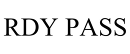 RDY PASS trademark