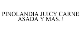 PINOLANDIA JUICY CARNE ASADA Y MAS..! trademark