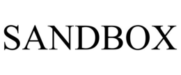 SANDBOX trademark
