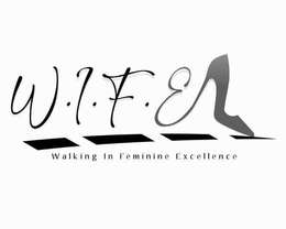 W.I.F.E. WALKING IN FEMININE EXCELLENCE trademark