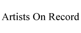ARTISTS ON RECORD trademark