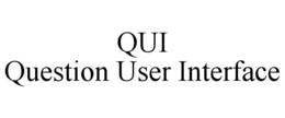 QUI QUESTION USER INTERFACE trademark