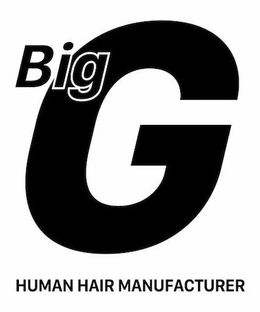 BIG G HUMAN HAIR MANUFACTURER trademark