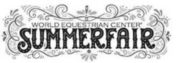 WORLD EQUESTRIAN CENTER SUMMERFAIR trademark