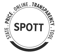 SPOTT STATE · PRICE · ONLINE · TRANSPARENCY · TOOL trademark
