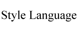 STYLE LANGUAGE trademark