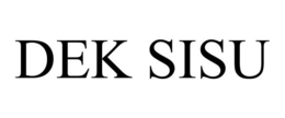 DEK SISU trademark