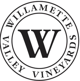 W WILLAMETTE VALLEY VINEYARDS trademark