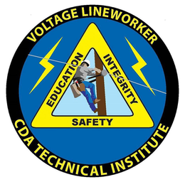 VOLTAGE LINEWORKER EDUCATION INTEGRITY SAFETY CDA TECHNICAL INSTITUTE trademark