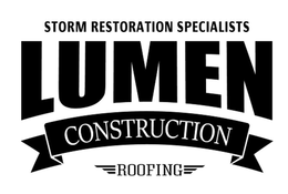 STORM RESTORATION SPECIALISTS LUMEN CONSTRUCTION ROOFING trademark
