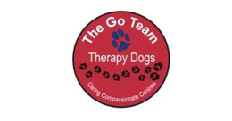 THE GO TEAM THERAPY DOGS CARING COMPASSIONATE CANINES trademark