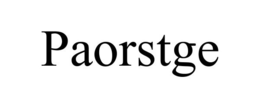 PAORSTGE trademark