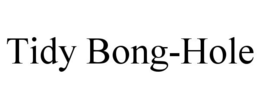 TIDY BONG-HOLE trademark