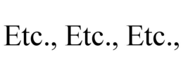 ETC., ETC., ETC., trademark