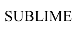 SUBLIME trademark