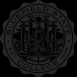 BLUEFIELD STATE COLLEGE EST. 1895 STATE OF WEST VIRGINIA A STATE INSTITUTION WITH A PURPOSE trademark