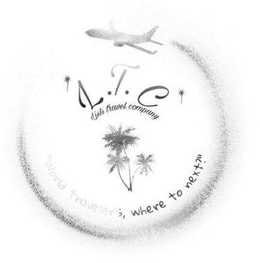 L.T.C LISH TRAVEL COMPANY "WORLD TRAVELERS, WHERE TO NEXT?" trademark
