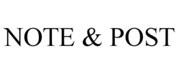 NOTE & POST trademark
