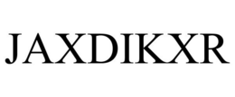 JAXDIKXR trademark