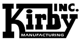 KIRBY MANUFACTURING INC. trademark
