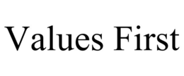 VALUES FIRST trademark
