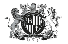 BRITFIELD FIDE ET ARTE ET MARTE CONSILLIO ET ANIMIS trademark