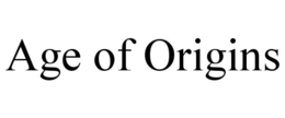 AGE OF ORIGINS trademark