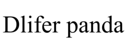 DLIFER PANDA trademark