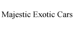 MAJESTIC EXOTIC CARS trademark