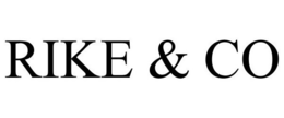 RIKE & CO trademark