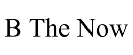 B THE NOW trademark