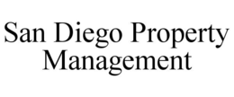 SAN DIEGO PROPERTY MANAGEMENT trademark