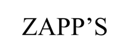 ZAPP'S trademark