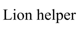 LION HELPER trademark