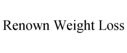 RENOWN WEIGHT LOSS trademark