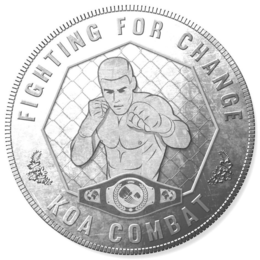 KOA COMBAT FIGHTING FOR CHANGE trademark