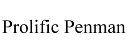PROLIFIC PENMAN trademark