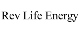 REV LIFE ENERGY trademark
