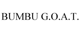 BUMBU G.O.A.T. trademark