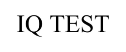 IQ TEST trademark