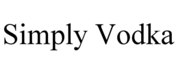 SIMPLY VODKA trademark