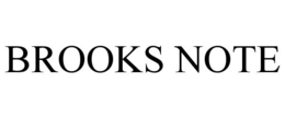 BROOKS NOTE trademark