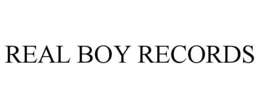 REAL BOY RECORDS trademark