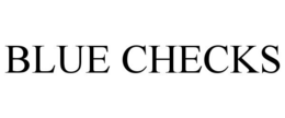BLUE CHECKS trademark