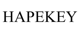 HAPEKEY trademark